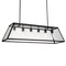 Cwi Lighting Alyson 6 Light Down Chandelier With Black Finish 9601P42-6-101 - alternate 2
